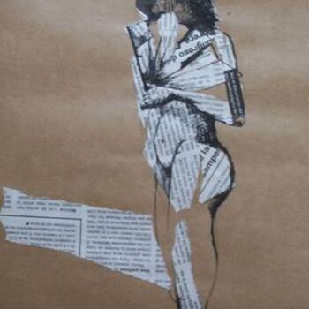 Peinture intitulée "desnudo" par Sofia Moreno Uriburu, Œuvre d'art originale