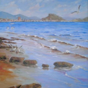 Peinture intitulée "Marina, Playa de Ur…" par Jose Angel Sogorb Albertus, Œuvre d'art originale