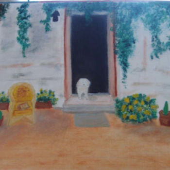 Painting titled "chouchou a andeville" by Soisic, Original Artwork, Oil