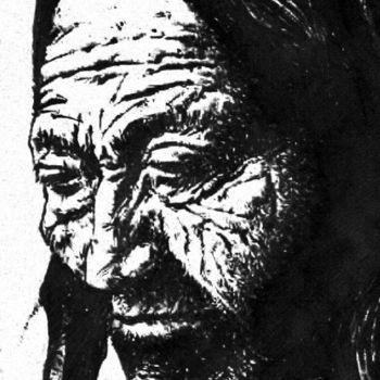 Tekening getiteld "Sioux" door Sojo, Origineel Kunstwerk