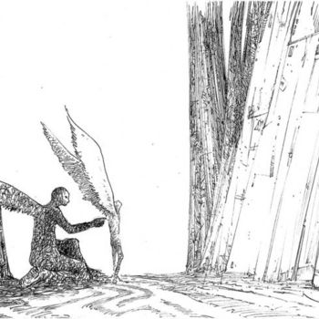 Rysunek zatytułowany „Dédale” autorstwa Sojo, Oryginalna praca