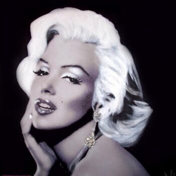 Картина под названием "Marilyn Monroe - 'D…" - Sol Hayo, Подлинное произведение искусства, Масло
