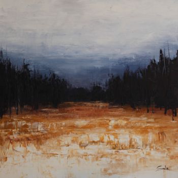 Peinture intitulée "Hibernation" par Sola, Œuvre d'art originale, Huile Monté sur Châssis en bois