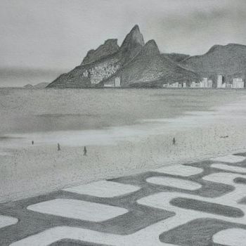Disegno intitolato "Rio de Janeiro em g…" da Solange Máxima, Opera d'arte originale, Matita
