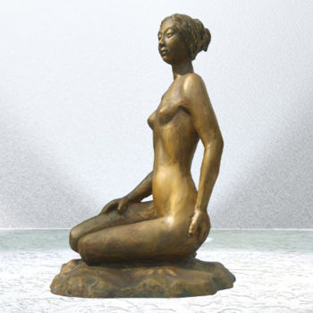 Skulptur mit dem Titel "девушка" von Solby, Original-Kunstwerk