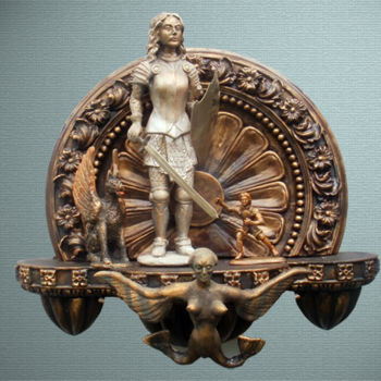 Rzeźba zatytułowany „Воительница” autorstwa Solby, Oryginalna praca, Inny