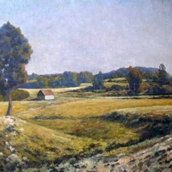 Pintura intitulada "August" por Andrey Soldatenko, Obras de arte originais, Óleo