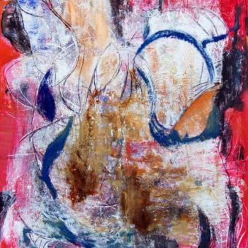 Painting titled "abstraccion" by Soledad Fernandez, Original Artwork