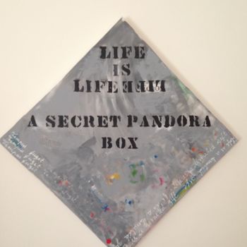 Картина под названием "Pandora box" - Soleole, Подлинное произведение искусства, Акрил
