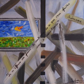 Painting titled "Gros Plan N° 03" by Jean Paul Hippolyte Soler, Original Artwork, Oil