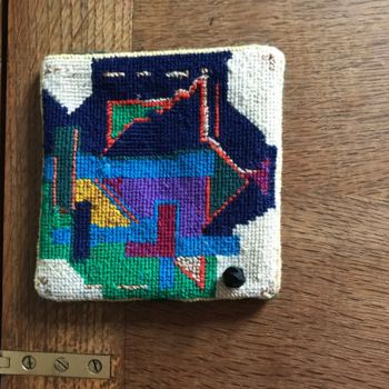 Textile Art titled "22222" by Sophie Le Tellier, Original Artwork, Embroidery