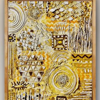 Pintura titulada "Racines" por Soliaski, Obra de arte original, Acrílico Montado en Bastidor de camilla de madera