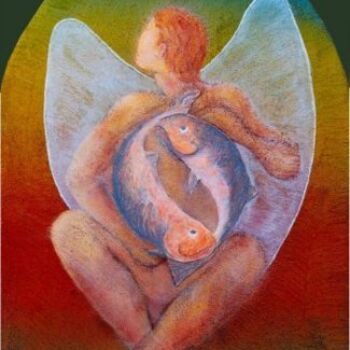 Peinture intitulée "Magie de coeur" par Solle Martineau, Œuvre d'art originale, Acrylique