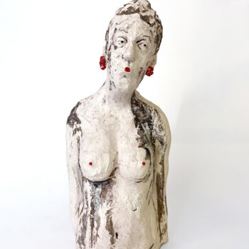 Sculpture titled "kiss" by Solmaz Vilkachi, Original Artwork, Ceramics
