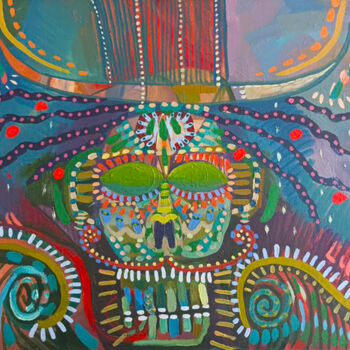"Dead artist" başlıklı Tablo Solomon Tair Sharif tarafından, Orijinal sanat, Petrol