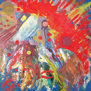 Pittura intitolato "Chaos" da Solomon Tair Sharif, Opera d'arte originale, Olio