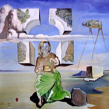 Painting titled "Sussane" by Vlad Soltan, Original Artwork