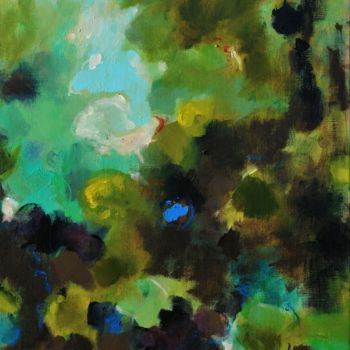 Painting titled "GREEN 2" by Solveiga, Original Artwork, Acrylic