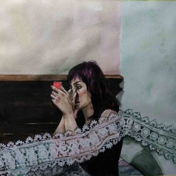 Pintura titulada "tour censorship" por Somayeh Faal, Obra de arte original, Acrílico