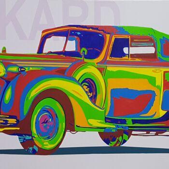 "Classic Cars - Pack…" başlıklı Tablo Sonaly Gandhi tarafından, Orijinal sanat, Akrilik
