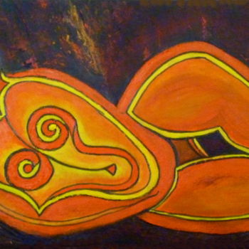 Malerei mit dem Titel "SALOME BY SM" von Sonia Mandel, Original-Kunstwerk, Acryl