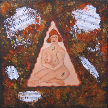 Pittura intitolato "SONATE D'AUTOMNE" da Sonia Mandel, Opera d'arte originale, Acrilico