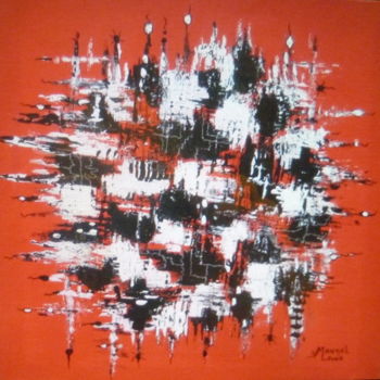 Malerei mit dem Titel "SYMPHONIE NOIRE ET…" von Sonia Mandel, Original-Kunstwerk, Acryl