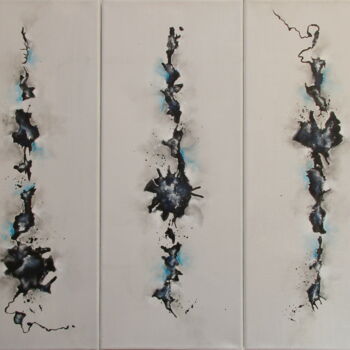 Картина под названием "Crescendo" - Sonia Dumoulin, Подлинное произведение искусства, Акрил Установлен на Деревянная рама дл…