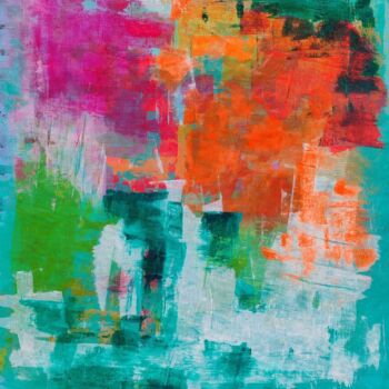 Peinture intitulée "" Conversations in…" par Sonia Jeronimo (Sónia J. Modern Art), Œuvre d'art originale, Acrylique