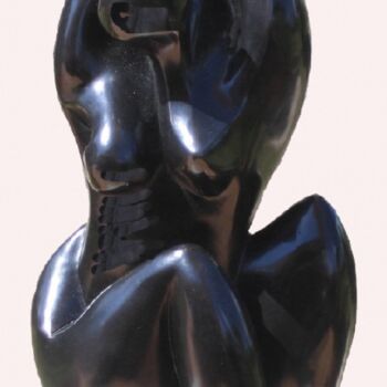 Sculpture titled "ARIANE  Bronze  3/8" by Sonia Mandel, Original Artwork, Metals