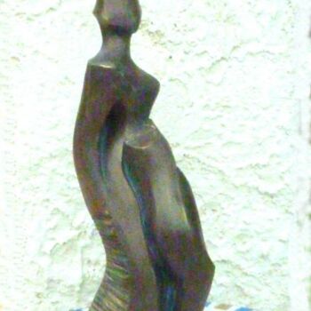 Скульптура под названием "FEMME FONTAINE  Ter…" - Sonia Mandel, Подлинное произведение искусства, Терракота