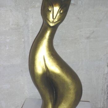 Sculpture titled "CHARLY AU PARADIS…" by Sonia Mandel, Original Artwork, Casting