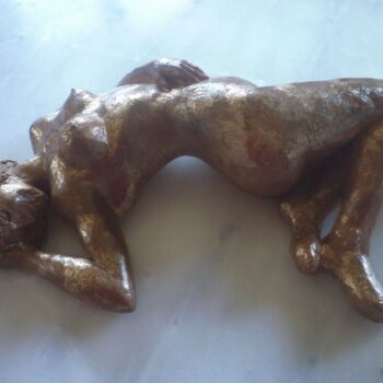 Sculpture titled "SENSUALITE dos Terr…" by Sonia Mandel, Original Artwork, Terra cotta