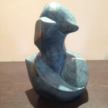 「ARBRE DE VIE Bronze…」というタイトルの彫刻 Sonia Mandelによって, オリジナルのアートワーク, 金属