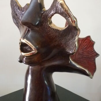 Sculpture titled "COMMEDIA DELL'ARTE…" by Sonia Mandel, Original Artwork, Metals