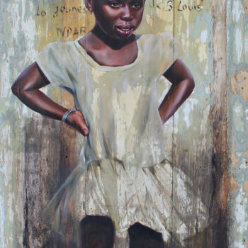 Pintura intitulada "Saint-Louis, balade" por Sonia Privat, Obras de arte originais, Óleo