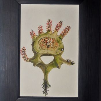 Painting titled ""Vertebralis Camafe…" by Sonia Burgareli, Original Artwork