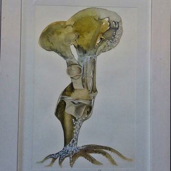 Pintura intitulada ""Cactácea Patelaris"" por Sonia Burgareli, Obras de arte originais