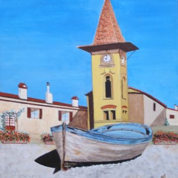 Peinture intitulée "Cagnes sur Mer .jpg" par Sonia Caruso, Œuvre d'art originale