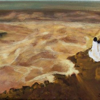 Painting titled "La vallée blanche-M…" by Sonia Demangel, Original Artwork
