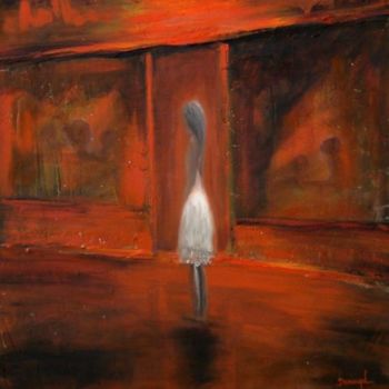 Painting titled "Soledad" by Sonia Demangel, Original Artwork
