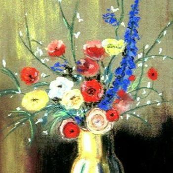 Malerei mit dem Titel "Bouquet" von Sonia Goutte, Original-Kunstwerk