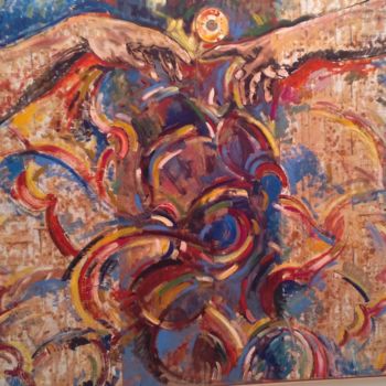 Pintura titulada "La música" por Pino, Obra de arte original, Oleo