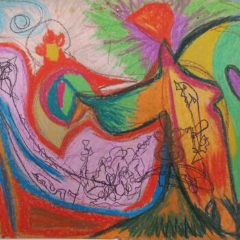 Desenho intitulada "How to Die In The S…" por Sónia Marcos, Obras de arte originais, Pastel