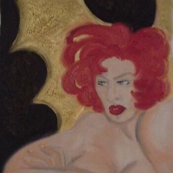 Pintura titulada "Adult fairy_fat" por Sonia Rhea, Obra de arte original