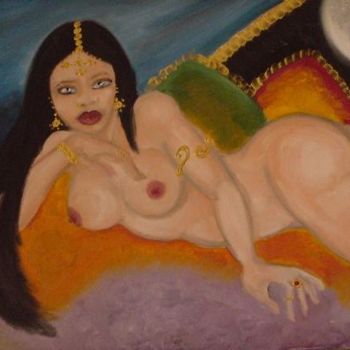 Painting titled "India 2" by Sonia Rhea, Original Artwork