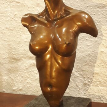 Sculpture titled "Amber" by Sonja Smeyers, Original Artwork, Bronze