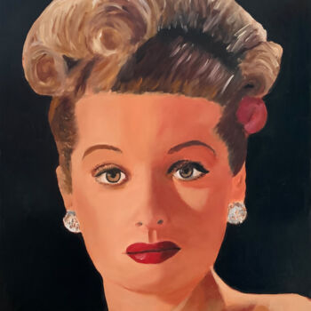 Schilderij getiteld "Lucille" door Sonny Andersson, Origineel Kunstwerk, Olie
