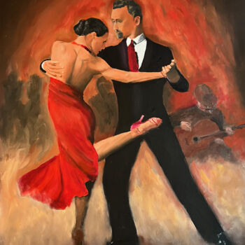 绘画 标题为“Tango Argentino” 由Sonny Andersson, 原创艺术品, 油