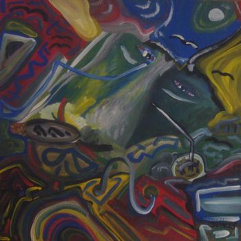 Painting titled "drug problem" by Sonofmatisse, Original Artwork
